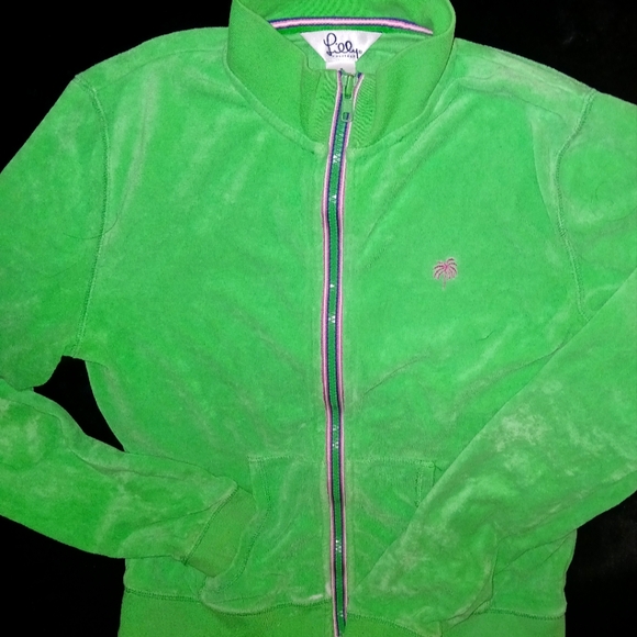 Lilly Pulitzer🎾RARE🌴Vintage Retro Zip-Up Jacket - Picture 8 of 16